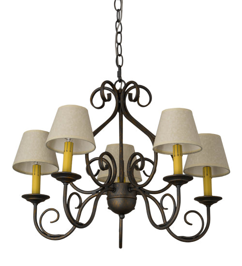 Meyda Tiffany Jenna 183696 Chandelier Light - French Bronzed