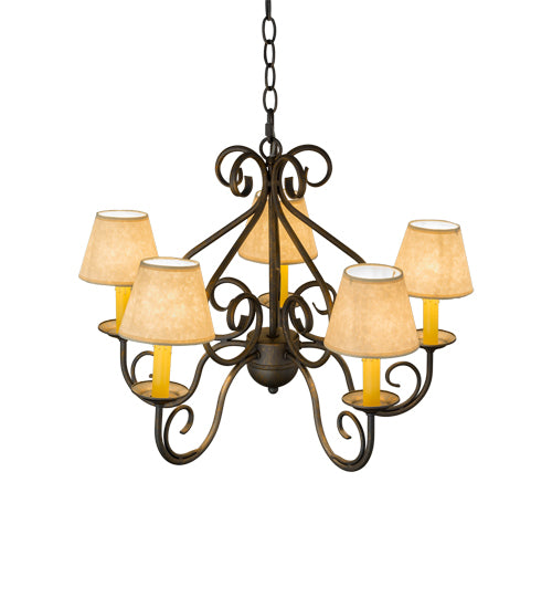 Meyda Tiffany Jenna 183696 Chandelier Light - French Bronzed
