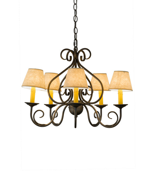 Meyda Tiffany Jenna 183696 Chandelier Light - French Bronzed