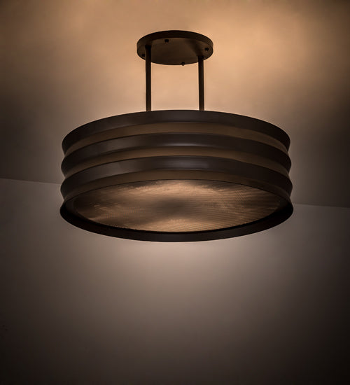 Meyda Tiffany Concertina 184502 Chandelier Light - Oil Rubbed Bronze
