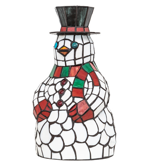 Meyda Tiffany Lighting 18471 Snowman One Light Accent Lamp Lamp Multicolored