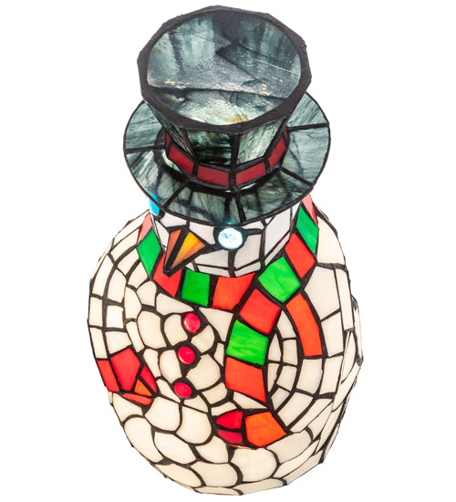 Meyda Tiffany Lighting 18471 Snowman One Light Accent Lamp Lamp Multicolored