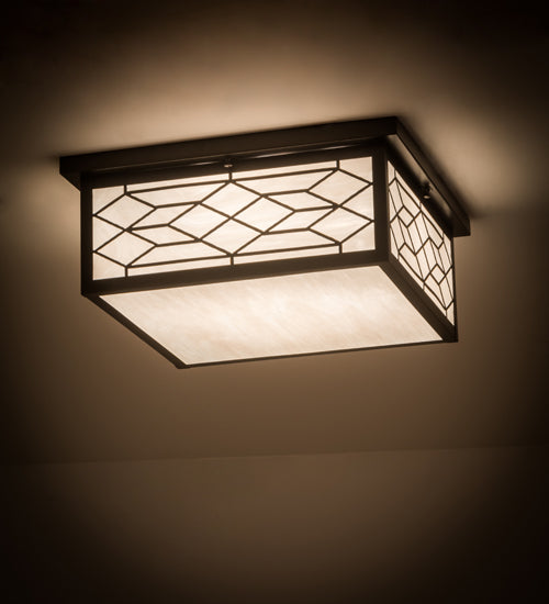 Meyda Tiffany Seneca 184720 Ceiling Light - Craftsman Brown