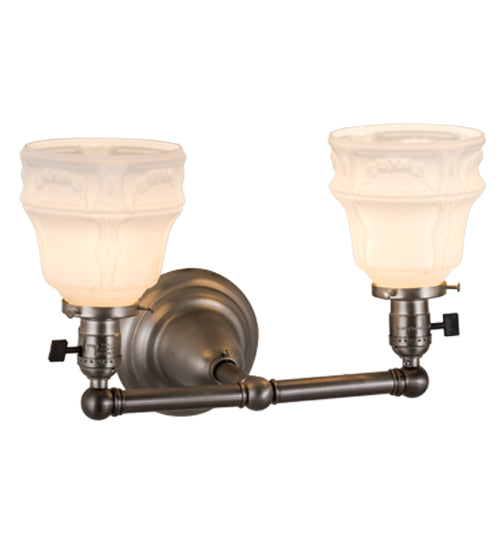 Meyda Tiffany Revival Garland 184763 Bath Vanity Light 16 in. wide - Nickel