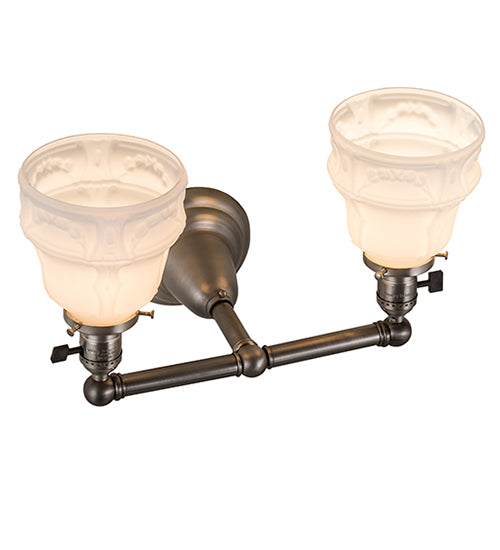 Meyda Tiffany Revival Garland 184763 Bath Vanity Light 16 in. wide - Nickel