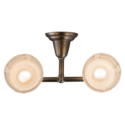 Meyda Tiffany Revival Garland 184763 Bath Vanity Light 16 in. wide - Nickel