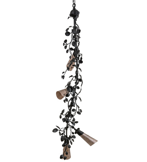 Meyda Tiffany Vinca Vine 185117 Chandelier Light - Craftsman Brown