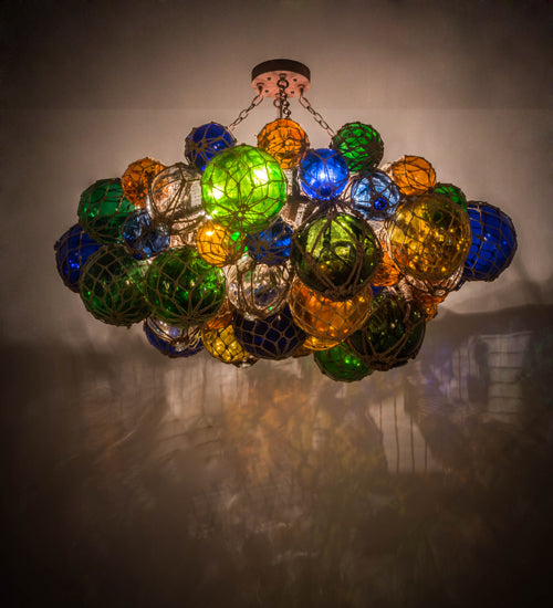 Meyda Tiffany Bijoux Colores 185262 Chandelier Light - Rust,Wrought Iron