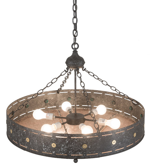 Meyda Tiffany Craftsman 185301 Pendant Light - Craftsman Brown