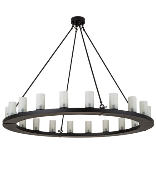 Meyda Tiffany Loxley 185532 Chandelier Light - Craftsman Brown