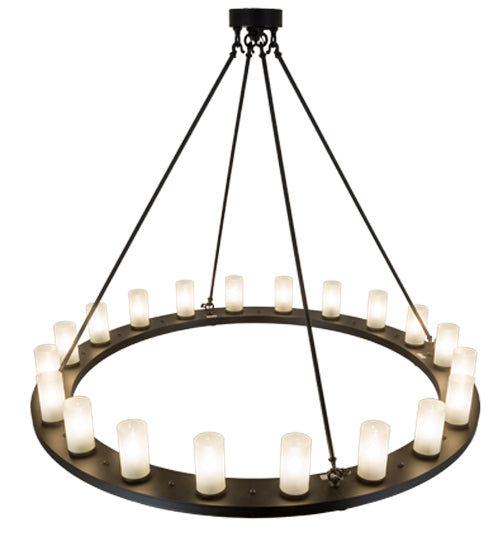 Meyda Tiffany Loxley 185532 Chandelier Light - Craftsman Brown