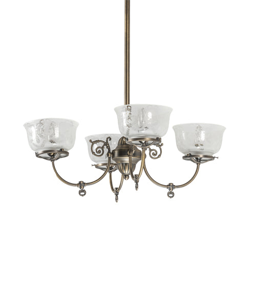 Meyda Tiffany Revival 185605 Chandelier Light - Antique Brass