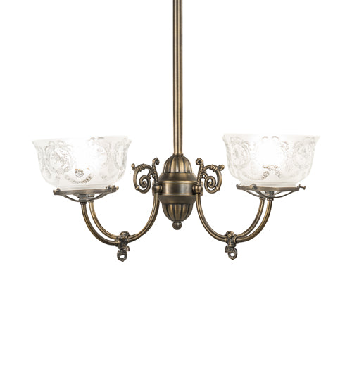 Meyda Tiffany Revival 185605 Chandelier Light - Antique Brass