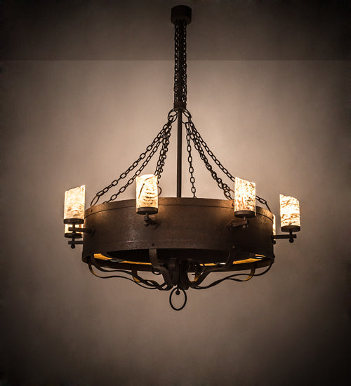 Meyda Tiffany Parnella 185629 Chandelier Light - Rust