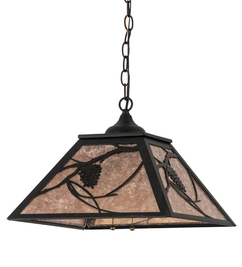 Meyda Tiffany Whispering Pines 185768 Pendant Light - Oil Rubbed Bronze
