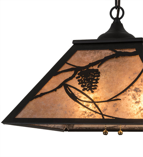 Meyda Tiffany Whispering Pines 185768 Pendant Light - Oil Rubbed Bronze