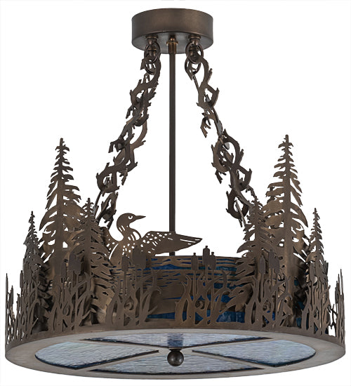 Meyda Tiffany Loon 185846 Ceiling Light - Antique Copper
