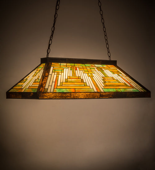 Meyda Tiffany Nuevo Mission 186034 Pendant Light - Mahogany Bronze