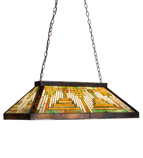 Meyda Tiffany Nuevo Mission 186034 Pendant Light - Mahogany Bronze