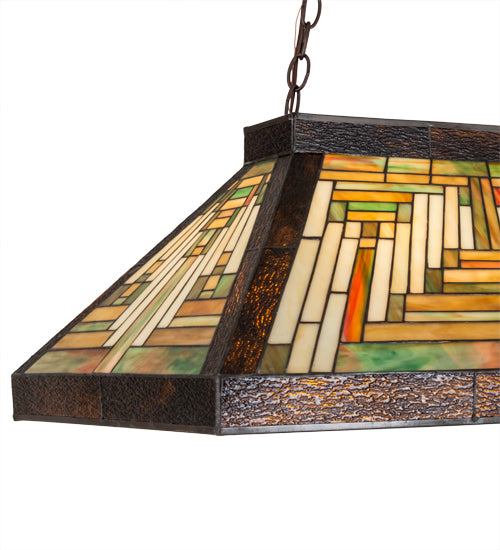 Meyda Tiffany Nuevo Mission 186034 Pendant Light - Mahogany Bronze