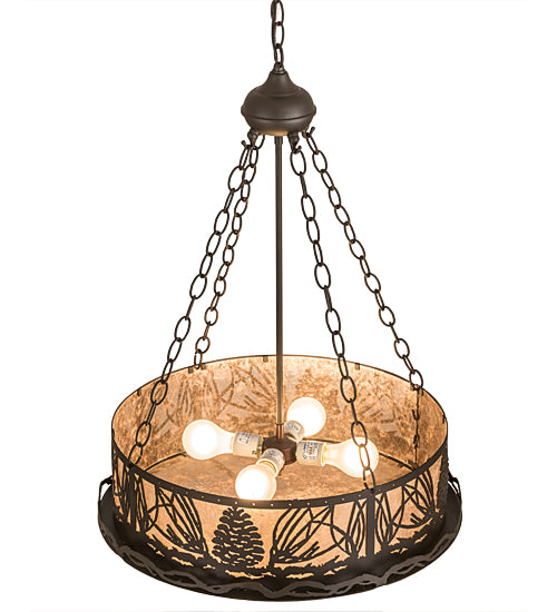 Meyda Tiffany Mountain Pine 186232 Pendant Light - Oil Rubbed Bronze