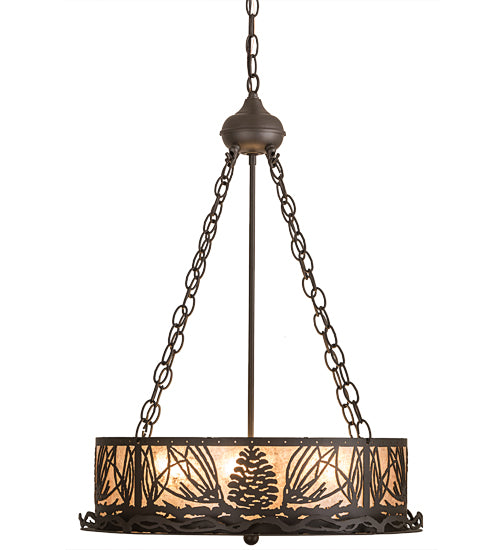 Meyda Tiffany Mountain Pine 186232 Pendant Light - Oil Rubbed Bronze
