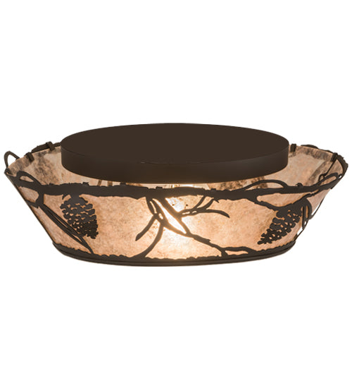 Meyda Tiffany Whispering Pines 186234 Ceiling Light - Oil Rubbed Bronze