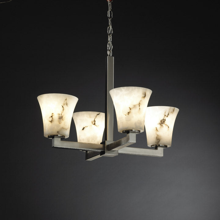 Justice Designs LumenAria FAL-8829-20-NCKL Chandelier Light - Brushed Nickel