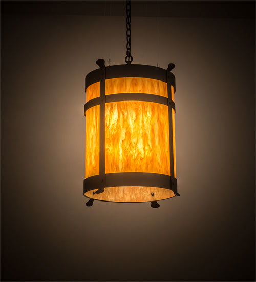 Meyda Tiffany Beartooth 186286 Pendant Light - Wrought Iron