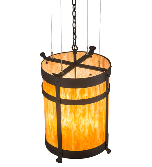 Meyda Tiffany Beartooth 186286 Pendant Light - Wrought Iron