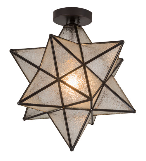 Meyda Tiffany Moravian Star 186688 Ceiling Light - Antique,Weathered Brass
