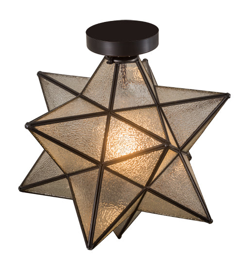 Meyda Tiffany Moravian Star 186688 Ceiling Light - Antique,Weathered Brass