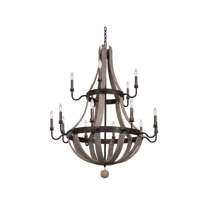 Kalco Harper 506873FG Chandelier Light - Florence Gold