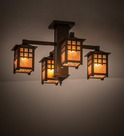 Meyda Tiffany Seneca 187189 Chandelier Light - Bronze