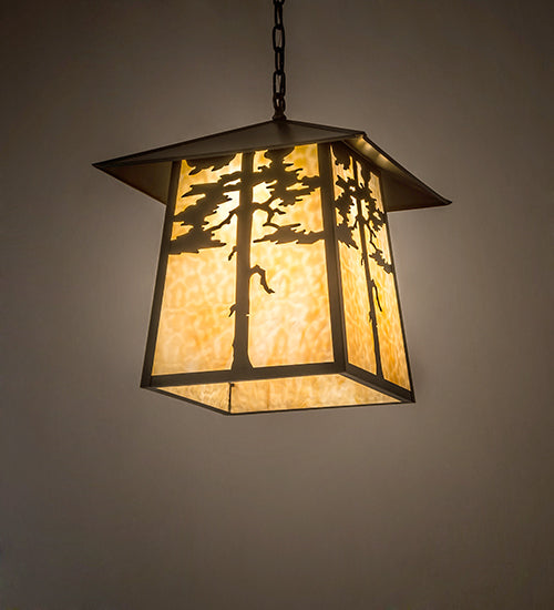 Meyda Tiffany Stillwater 187198 Pendant Light - Craftsman Brown