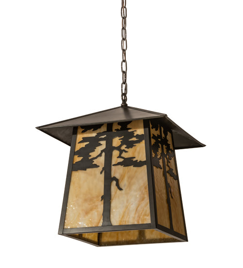 Meyda Tiffany Stillwater 187198 Pendant Light - Craftsman Brown