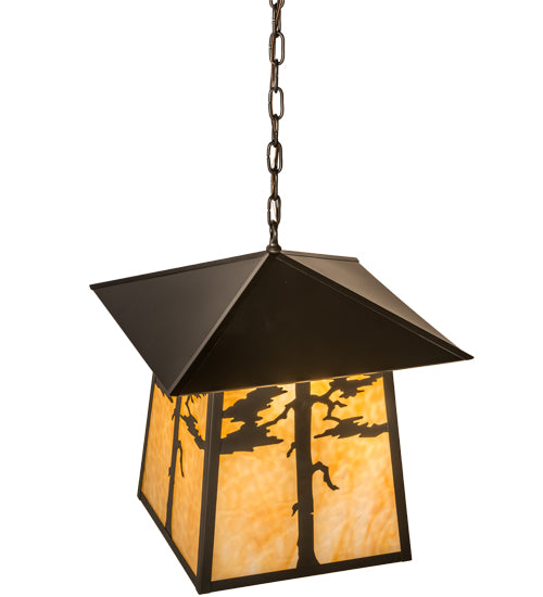Meyda Tiffany Stillwater 187198 Pendant Light - Craftsman Brown