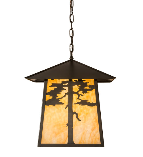 Meyda Tiffany Stillwater 187198 Pendant Light - Craftsman Brown