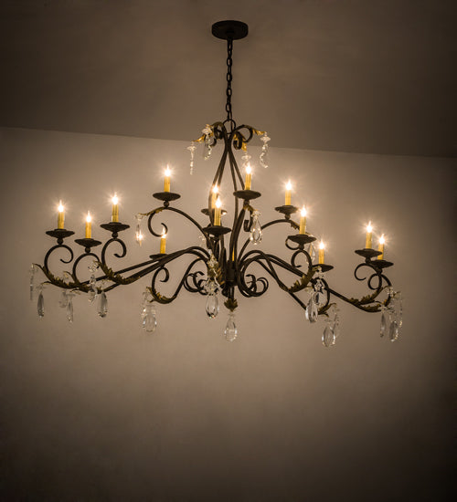 Meyda Tiffany Windsor 187263 Chandelier Light - Bronze