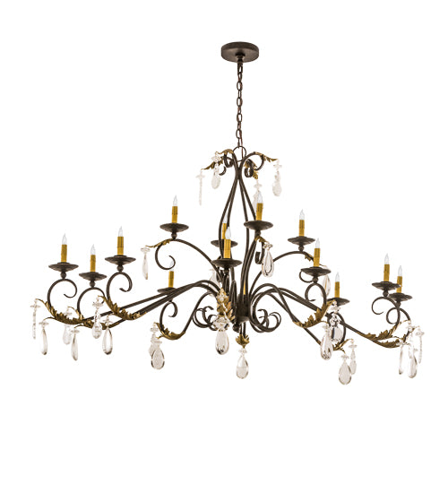 Meyda Tiffany Windsor 187263 Chandelier Light - Bronze