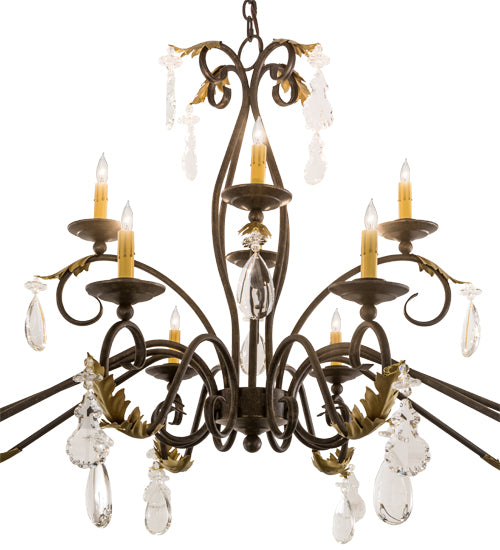 Meyda Tiffany Windsor 187263 Chandelier Light - Bronze