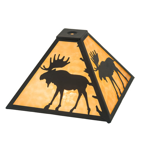 Meyda Tiffany Lighting 187274 Moose Shade Lamp Shade Bronze / Dark