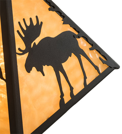 Meyda Tiffany Lighting 187274 Moose Shade Lamp Shade Bronze / Dark