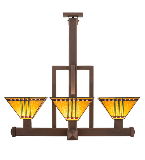 Meyda Tiffany Prairie Corn 187304 Chandelier Light - Cinnamon Coffee Metallic