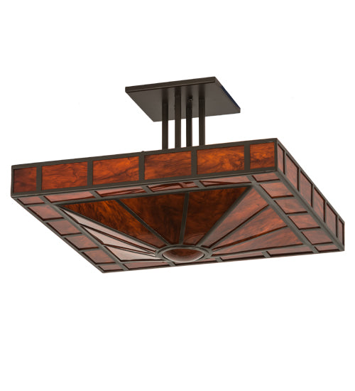 Meyda Tiffany Mission 187316 Ceiling Light - Bronze