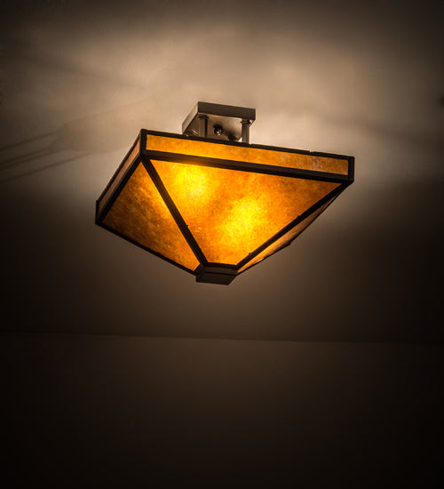 Meyda Tiffany Mission 187318 Ceiling Light - Bronze