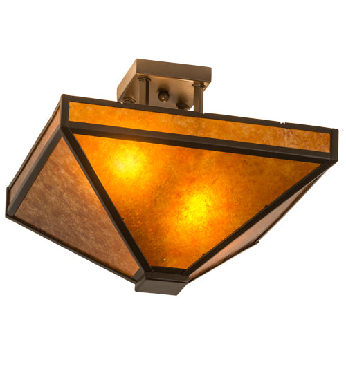 Meyda Tiffany Mission 187318 Ceiling Light - Bronze