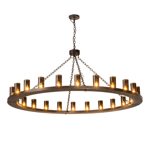 Meyda Tiffany Loxley 187477 Chandelier Light - Mahogany Bronze