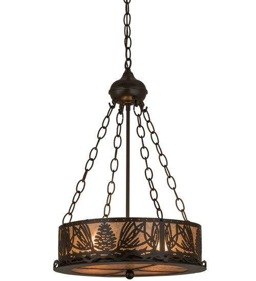 Meyda Tiffany Mountain Pine 18751 Pendant Light - Timeless Bronze