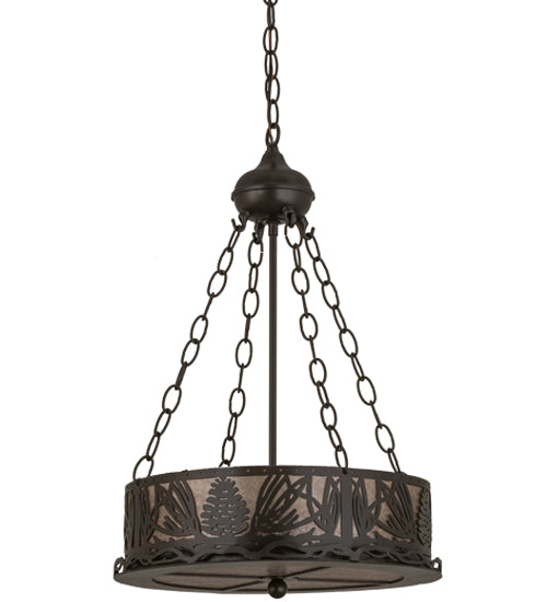 Meyda Tiffany Mountain Pine 18751 Pendant Light - Timeless Bronze